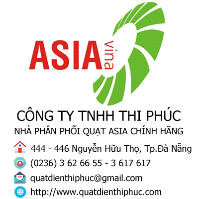 Đại lý quạt Asia cấp 1 tại Đà Nẵng và miền Trung